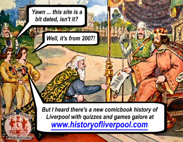 Image of two valets talking about the new History of Liverpool website